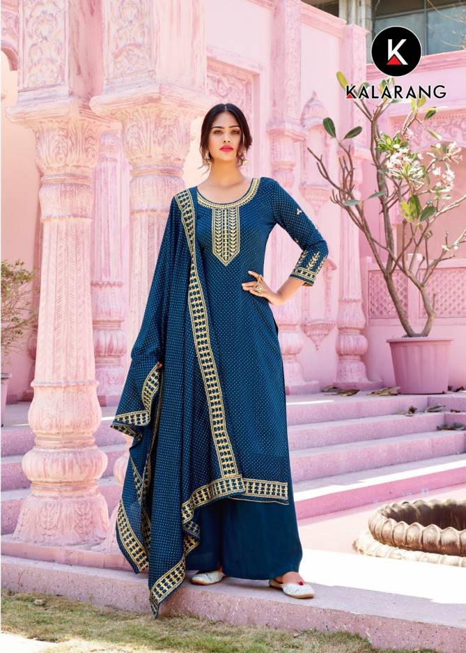 Kalarang Shraddha Colors Wholesale Dress Material Catalog
